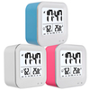 Réveil lumineux de température dhumidité silencieuse LCD Réveil daffichage