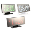 Réveil numérique Mutifunction LED USB miroir de chargement alarme décor à la maison horloge de bureau