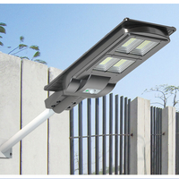 Réverbère solaire à LED PIR Détecteur de mouvement Jardin extérieur Lampe murale étanche Télécommande