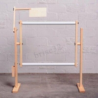 S / M / LCross Stitch Frame Hoop Embroidery Shelf Rack Support en bois réglable Desktop U