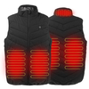 S-5XL taille électrique 3 vitesses USB gilet chauffant hommes femmes contrôle rapide de la veste de chauffage
