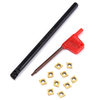 S07K-SCLCR06 Support de tournage de barre de perçage de tour avec 10pcs CCMT060204-HM Inserts