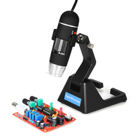 S09 Digital 25X-600X 2.0MP Loupe continue pour microscope avec support universel haut de gamme