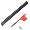 S12M-SDUCR07 Porte-outil de tournage interne 12x150mm Barre dalésage avec insert et clé DCMT0702