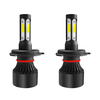 S2 4 côtés COB LED ampoules de phares de voiture H4 H7 H11 9005 9006 9007 50W 6000LM 3D 360 degrés lampe de brouillard 6