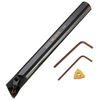 S20R-MWLNR08 Porte-outil de tournage 20x200mm Barre dalésage de tour avec insert en carbure WNMG0804