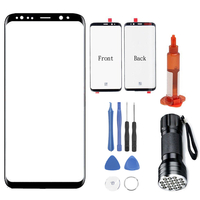 S8 / S8 + Two Spécifications Écran incurvé tactile en verre noir pour téléphone portable en option + Outils de démontage