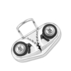 Sabot de came en acier inoxydable 316 BSET MATEL avec fil,  anneau principal pour bateau,  taquets pour bateau