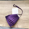 Sac à bandoulière à bandoulière en toile plissée pour téléphone portable pour femme