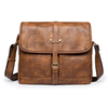 Sac à bandoulière à bandoulière Messenger rétro minimaliste pour homme