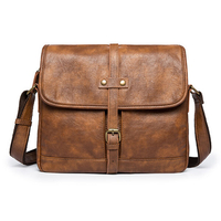 Sac à bandoulière à bandoulière Messenger rétro minimaliste pour homme