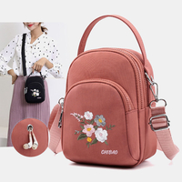 Sac à bandoulière à motif de fleurs pour femmes