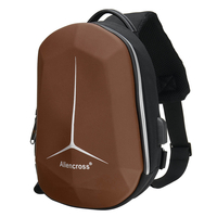 Sac à bandoulière anti-vol pour hommes,  coque rigide,  bandoulière étanche avec port USB