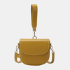Sac à bandoulière cartable pour femme de forme irrégulière solide