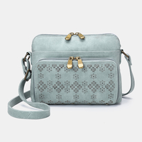 Sac à bandoulière creux à fleurs solides