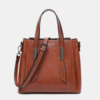 Sac à bandoulière décontracté en cuir Faxu pour femme