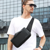 Sac à bandoulière de couleur unie pour hommes