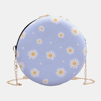 Sac à bandoulière en chaîne imprimée Dotted Daisy pour femme