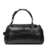 Sac à bandoulière en cuir unisexe Hommes Voyage Sac daffaires Sac à dos pour ordinateur portable Sac à main décontr