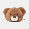 Sac à bandoulière en peluche pour femmes
