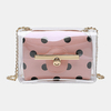 Sac à bandoulière en PVC pour femmes 2Pcs Dot Chains