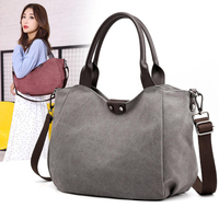 Sac à bandoulière en toile à grande capacité pour femme