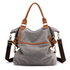 Sac à bandoulière en toile à grande capacité pour hommes