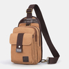 Sac à bandoulière en toile antivol Vinatge pour homme