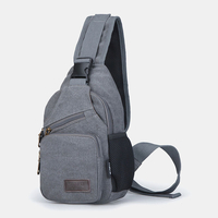 Sac à bandoulière en toile vintage pour hommes