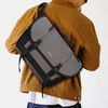 Sac à bandoulière horizontal à rabat de grande capacité pour hommes Oxford Sac de voyage
