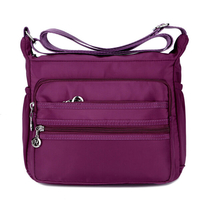 Sac à bandoulière imperméable en nylon à grande capacité et sac bandoulière Crossbody