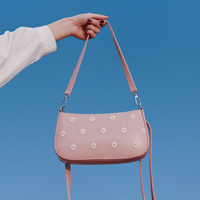 Sac à bandoulière imprimé en pointillé pour femmes