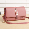 Sac à bandoulière multifonction double couche en similicuir pour femme