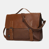 Sac à bandoulière multifonction en cuir PU pour homme