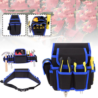 Sac de réparation de sac de ceinture à outils délectricien Kit de poche de tournevis de rangement épais Oxford