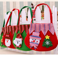 Sac de cadeau de Noël de femmes Sac de rangement de bonbons denfants
