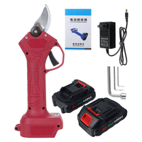 Sécateur électrique Rechargeable sans fil 21 V taille-haie ciseaux de jardin w / 1 pc OU 2 pièces Batterie