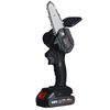 Scie à chaîne électrique sans fil 21V 4 "Scie à bois Rechargeable avec 2 pièces Batterie