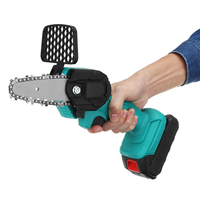 Scie à chaîne électrique sans fil 4 pouces bois 3000r / min scies à arbre outil de coupe en bois W / 1 pc ou 2 pièces Ba