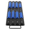 Scie 80pcs organisateur de support de support de rail de douille 1 / 4inch 3 / 8inch 1 / 2inch support de plateau outil