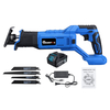 Scie alternative électrique 288VF 19800mAh 1200W rechargeable avec lames Batterie