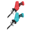 Scie alternative électrique portable 21V sans coedless Scie électrique à vitesse variable avec outils de lames 4xSaw
