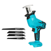 Scie alternative électrique portable sans fil 18 V 0-3000 tr / min / min scie sabre électrique avec 4 lames de scie adap