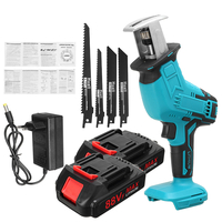 Scie alternative sans fil pour le travail du bois scie électrique avec aucune/4 lames de scie et aucune/1/2 Batterie Kit