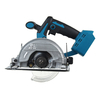 Scie circulaire électrique bleue 125mm lame de scie coupe multi-angle sans brosse adaptée pour Makita 18v Batterie