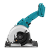 Scie circulaire électrique portable rechargeable sans brosse Mini travail du bois adapté à Makita 18 / 21V Batterie