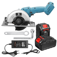 Scie circulaire électrique sans fil Doersupp 21 V 125 MM 10800 tr/min scie électrique sans balais sans/1/2 Batterie pour