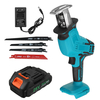Scie électrique 110 ~ 240V domestique multifonctionnelle scie portative scie à chaîne de menuiserie avec 1 pc Batterie