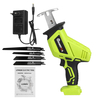 Scie électrique au lithium-ion 9000mAh 88V Scie alternative sans fil Rechargeable avec 4 lames