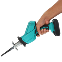 Scie électrique portable 2200 tr / min Scie alternative sans fil avec lames 4 pièces et 1 pièce Batterie